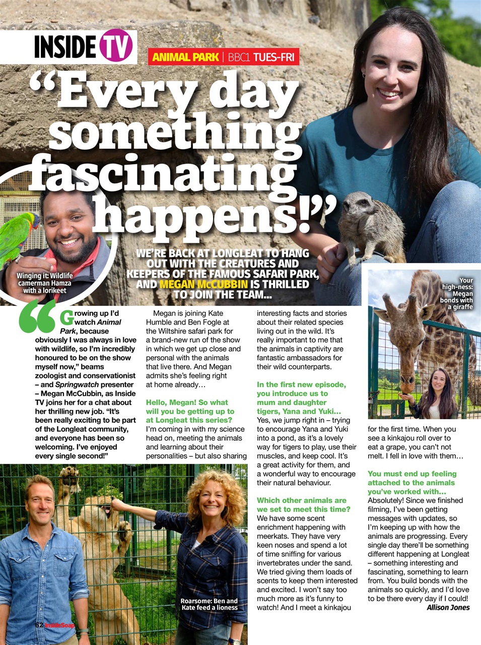 Inside Soap Preview Pages