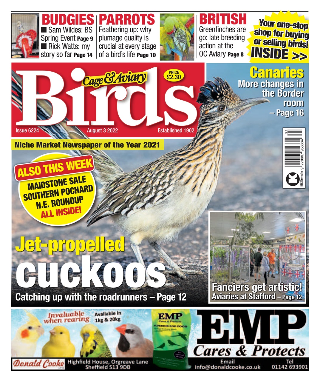 Cage & Aviary Birds Preview Pages