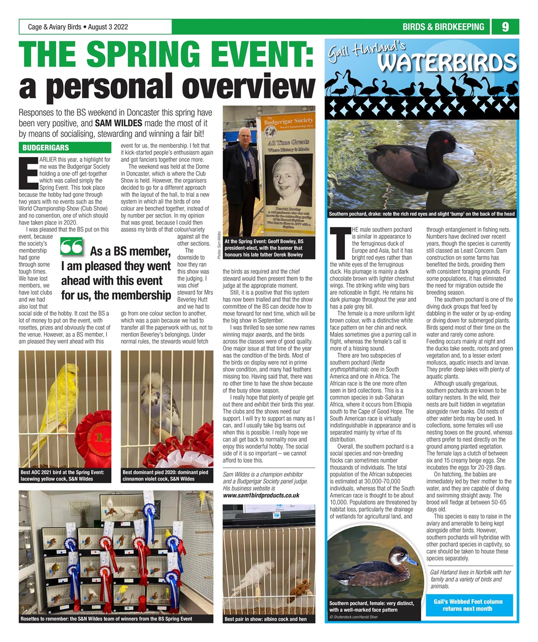 Cage & Aviary Birds Preview Pages