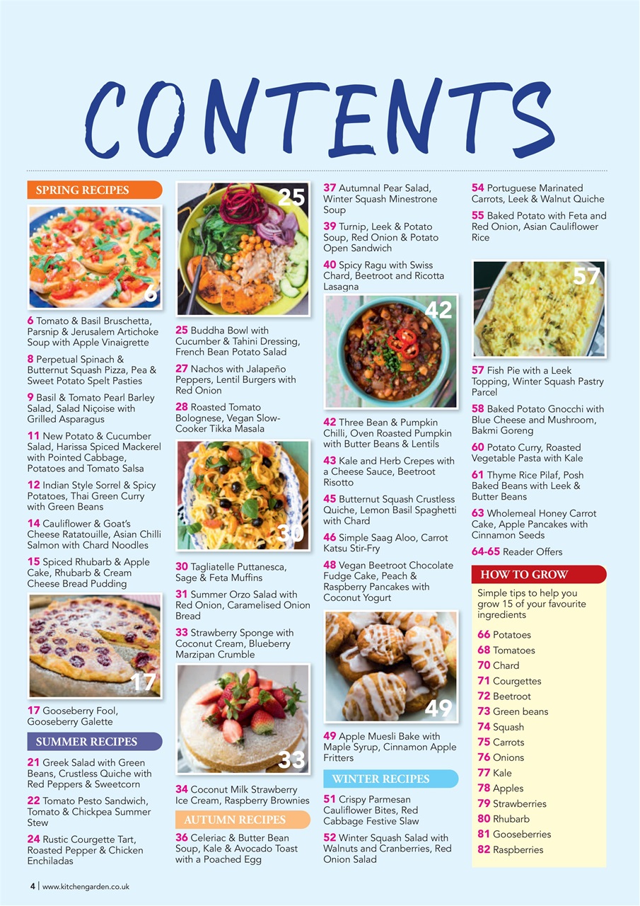 Kitchen Garden Magazine Preview Pages