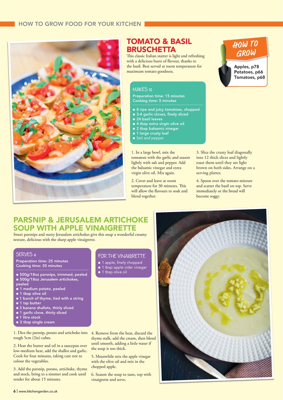 Kitchen Garden Magazine Preview Pages