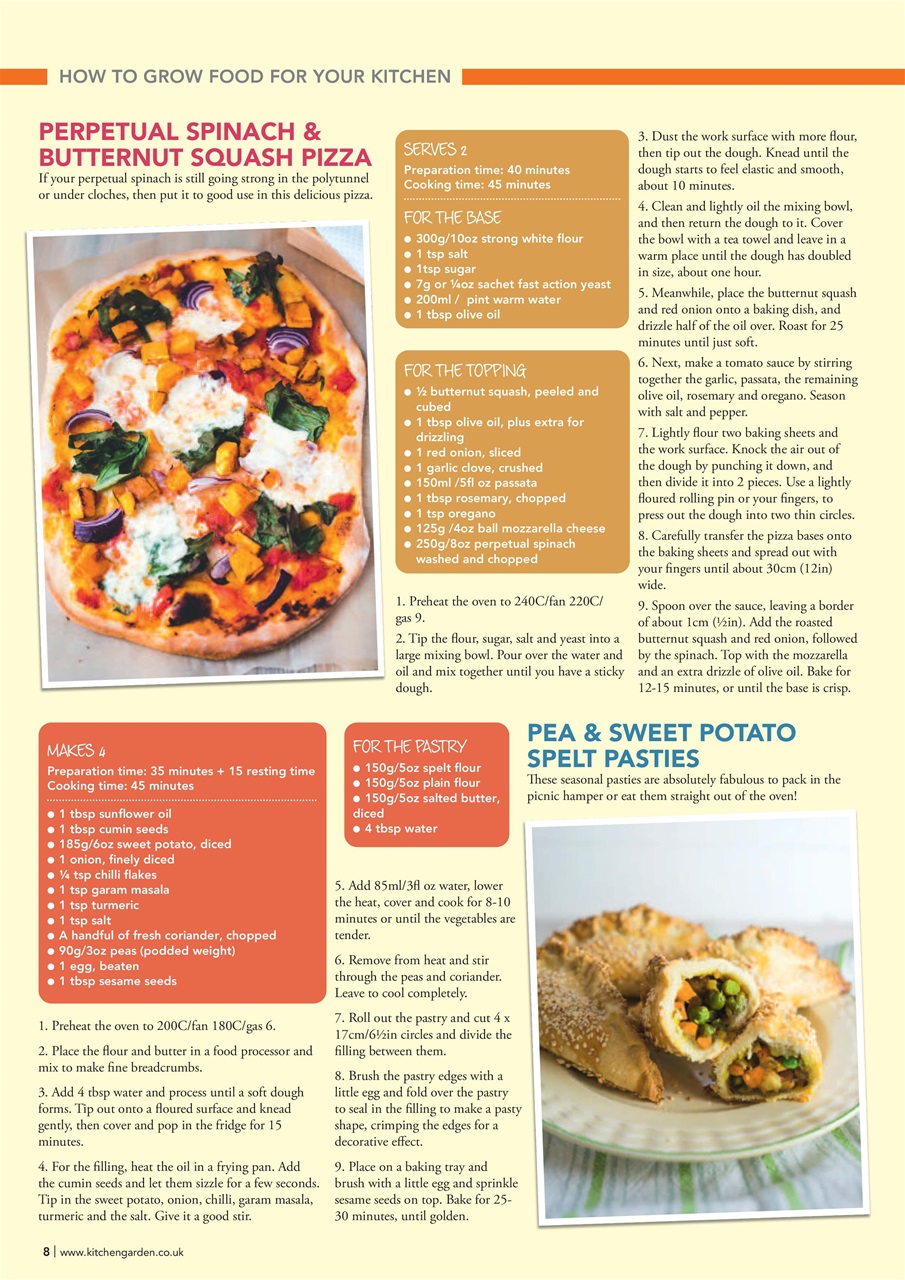 Kitchen Garden Magazine Preview Pages