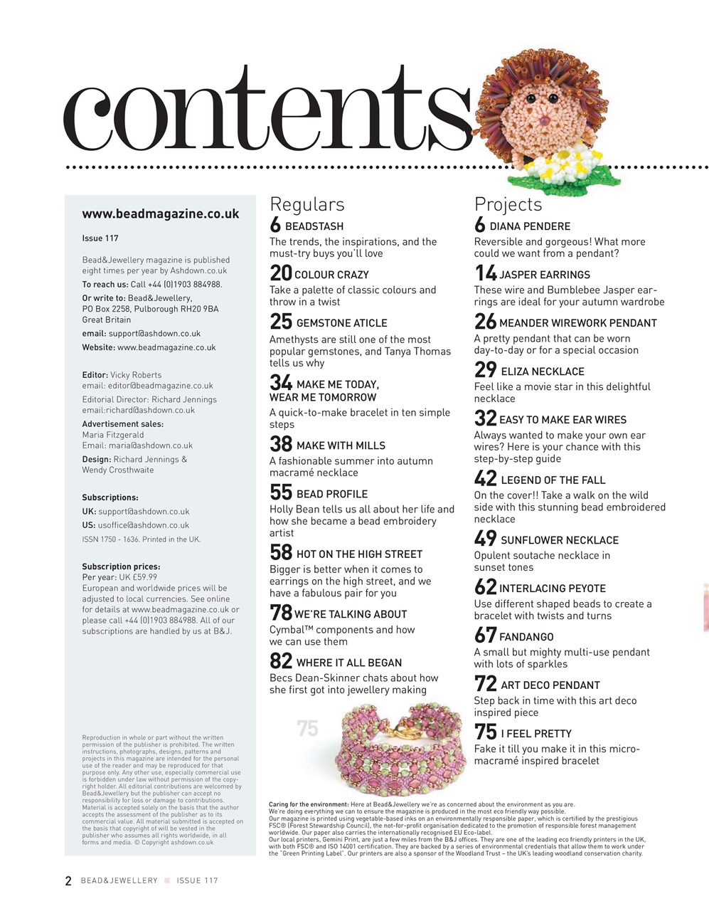 Bead & Jewellery Magazine Preview Pages