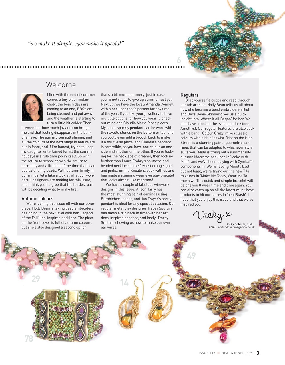 Bead & Jewellery Magazine Preview Pages