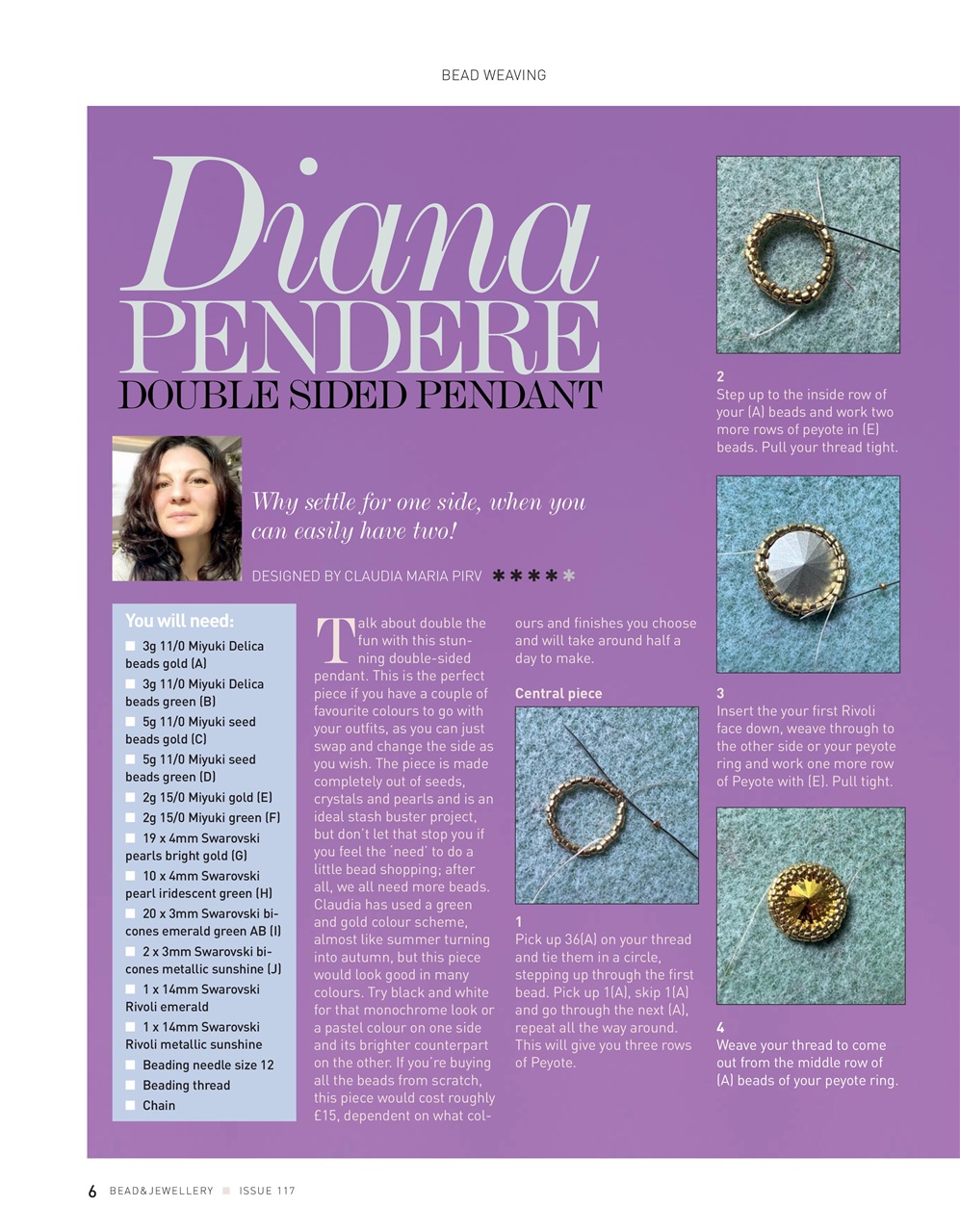 Bead & Jewellery Magazine Preview Pages