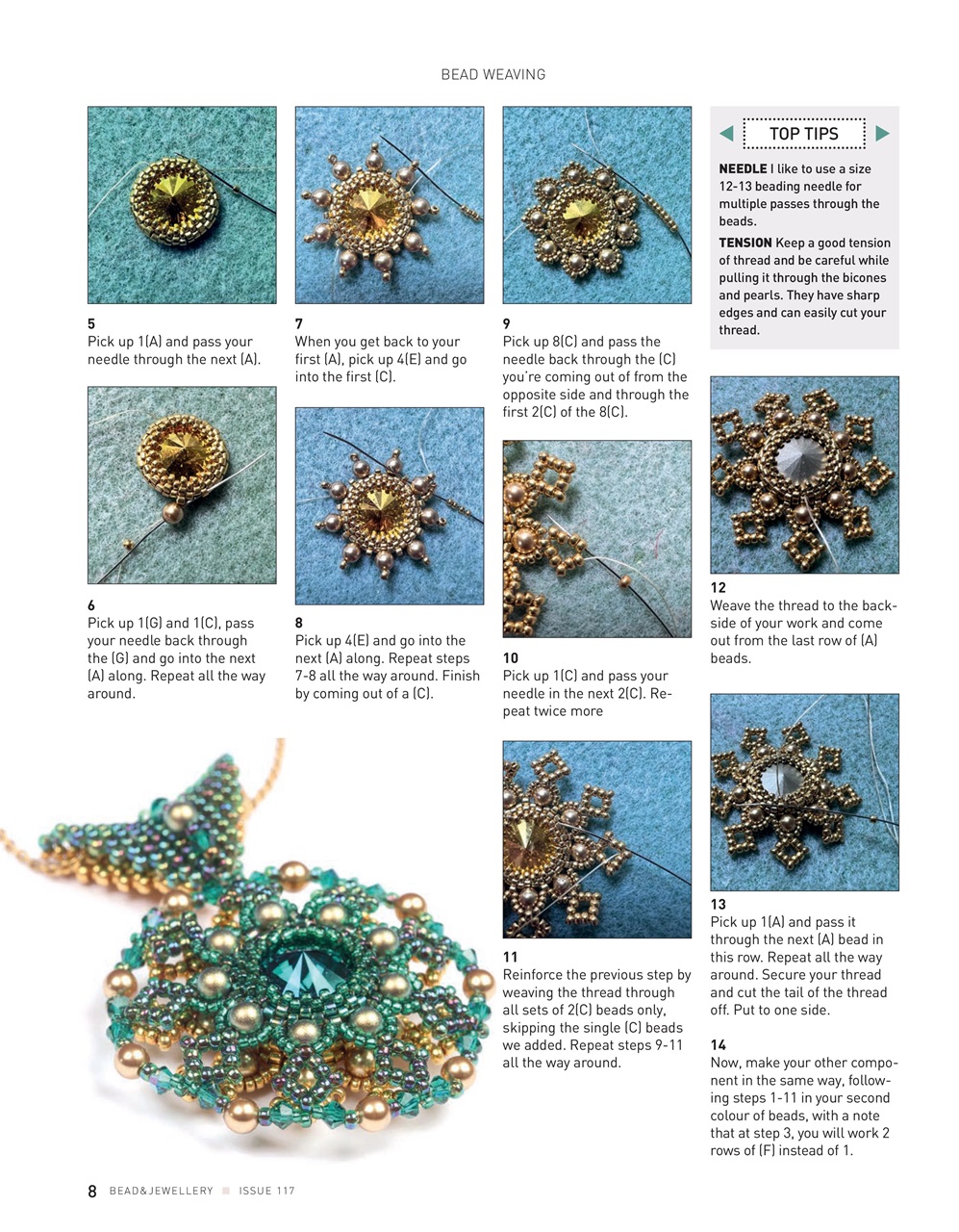 Bead & Jewellery Magazine Preview Pages
