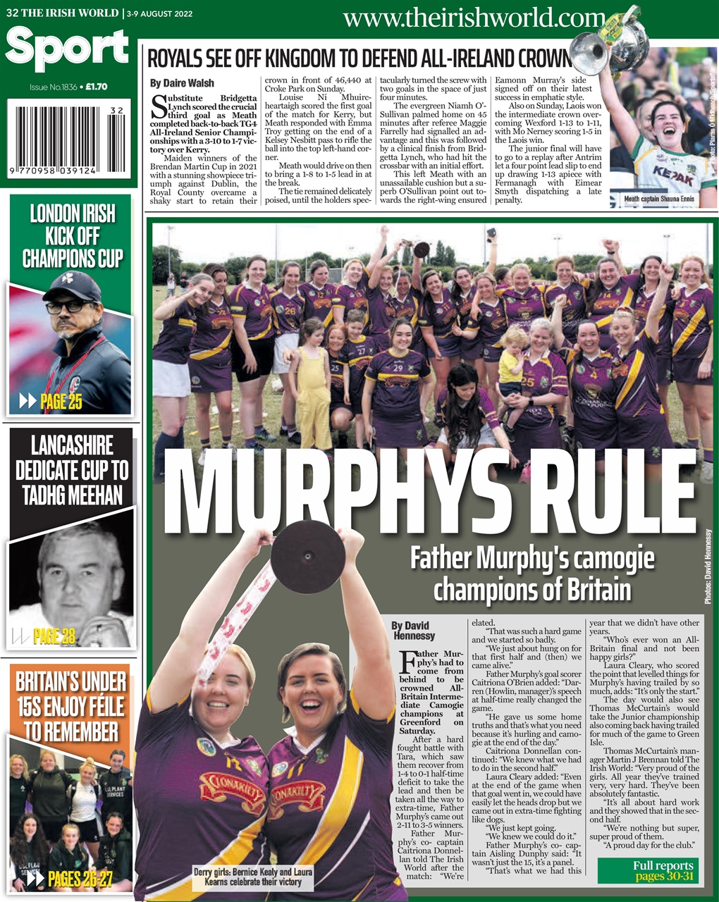 Irish World Preview Pages