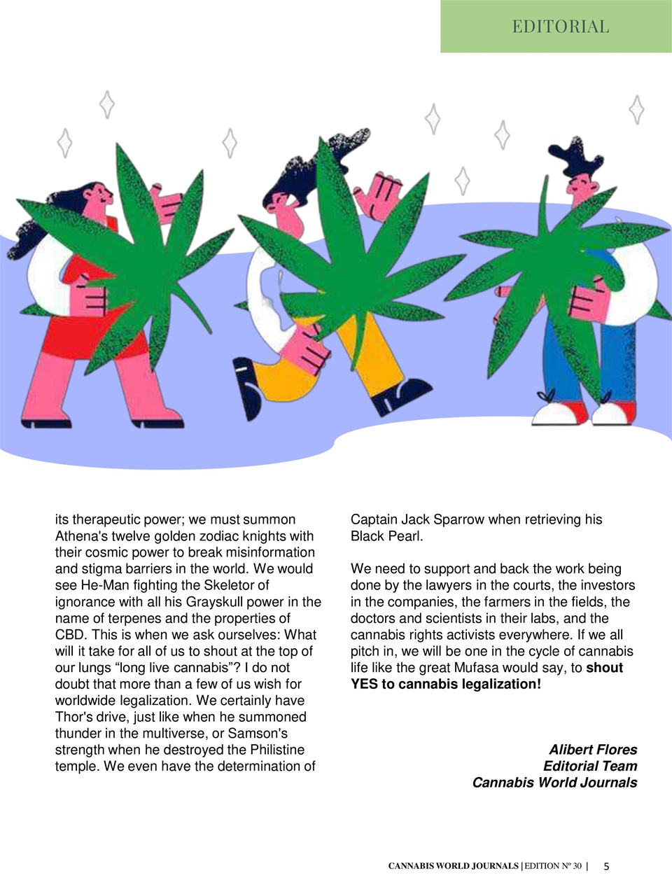 Cannabis World Journals Preview Pages