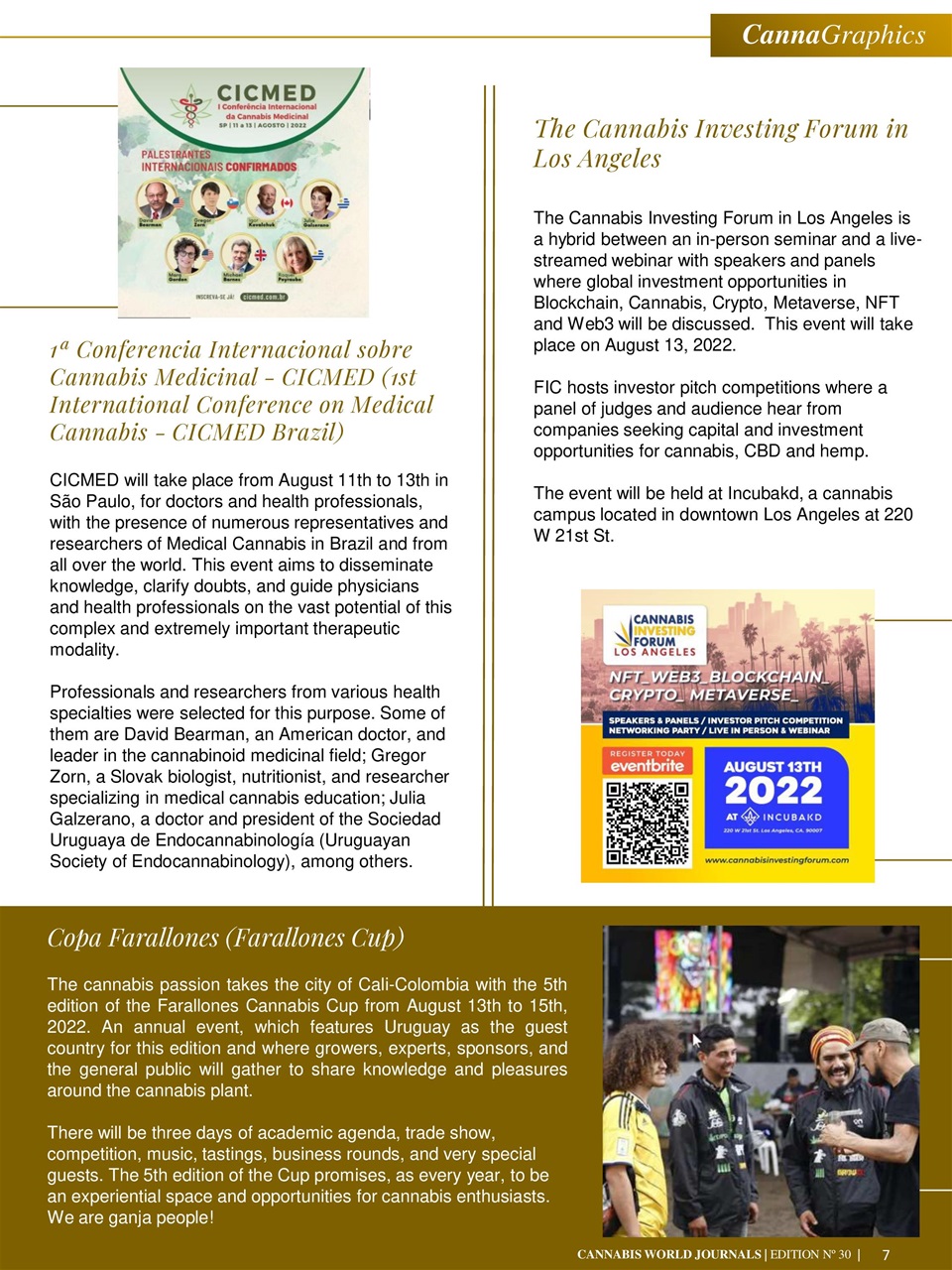 Cannabis World Journals Preview Pages