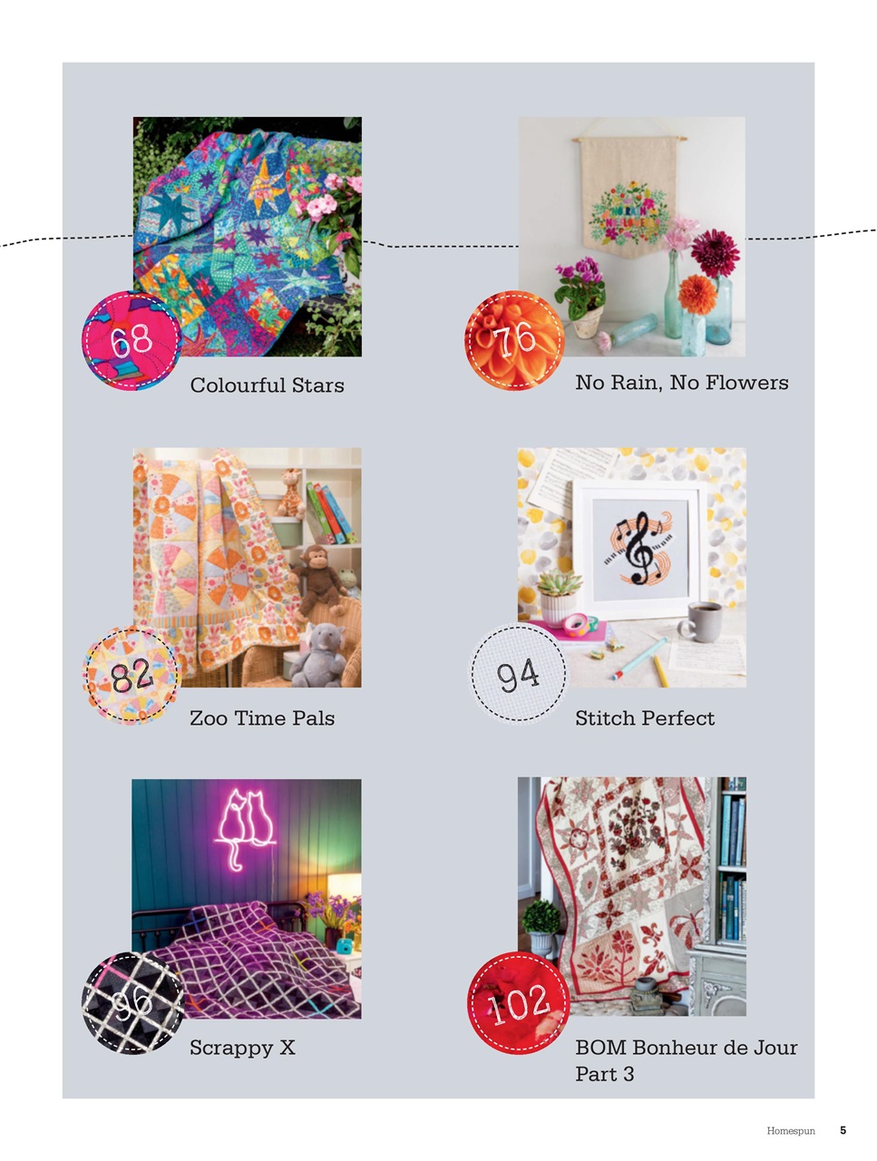 Homespun Preview Pages