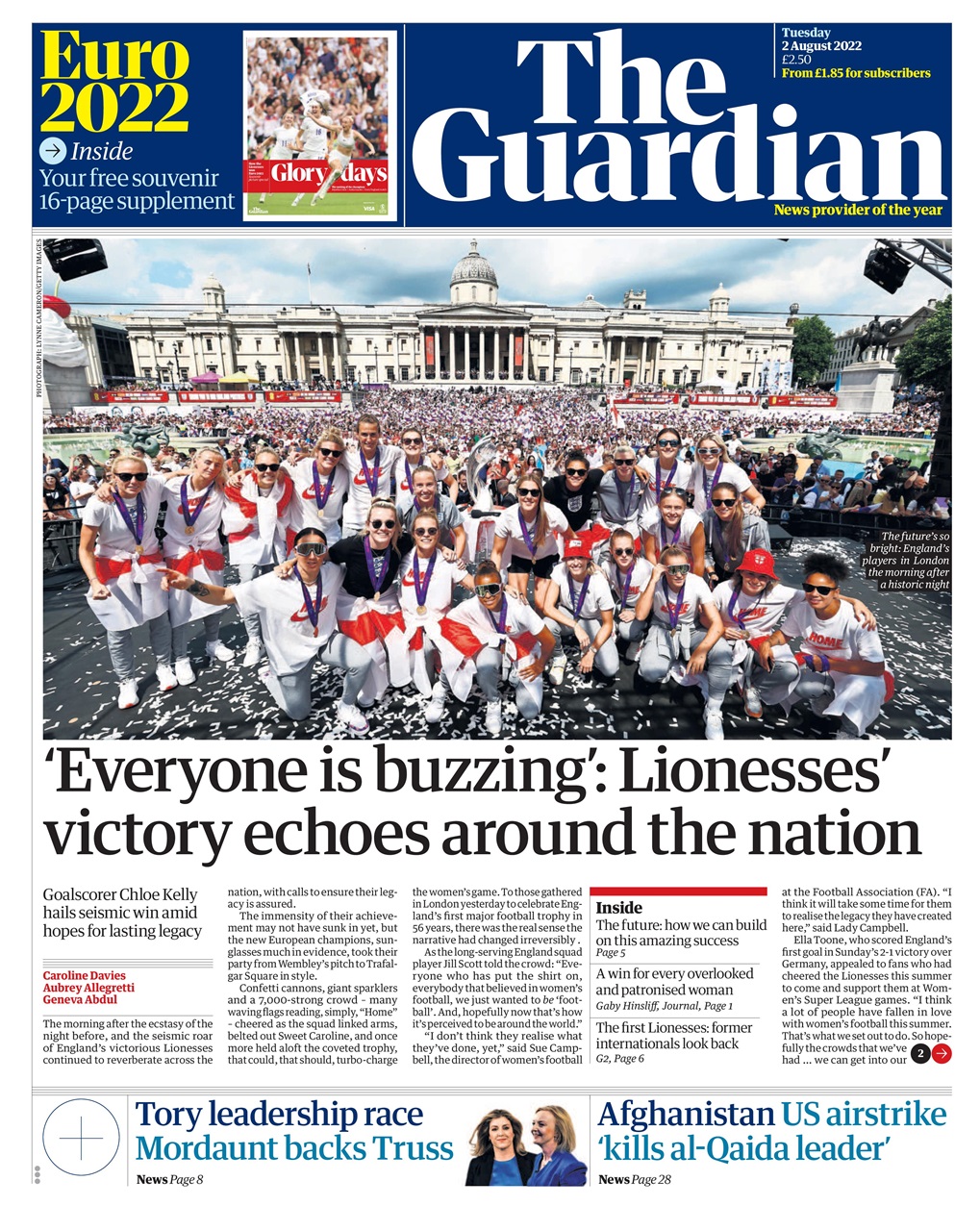 The Guardian Newspaper Preview Pages