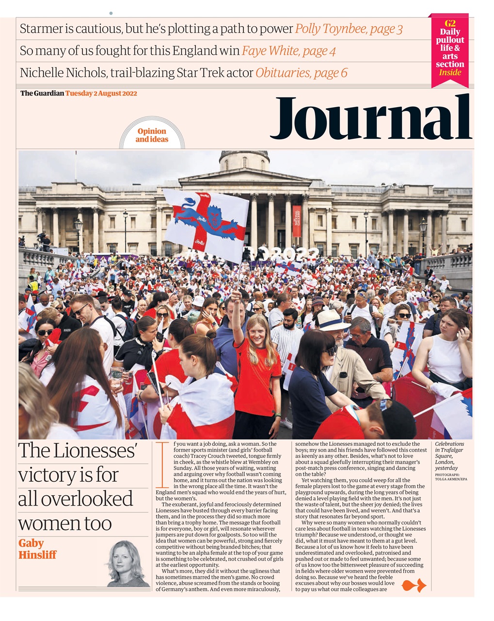 The Guardian Newspaper Preview Pages