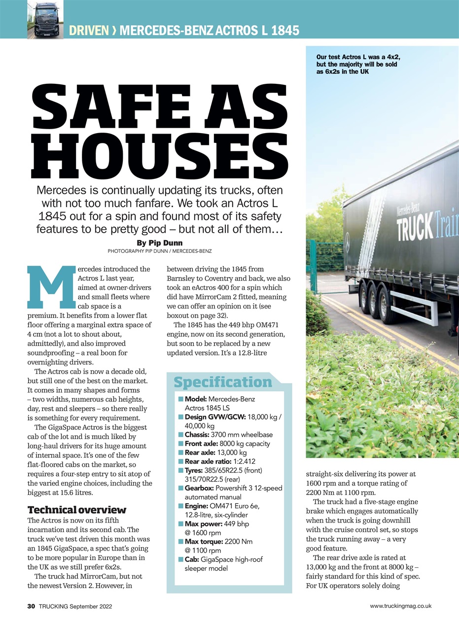 Trucking Magazine Preview Pages