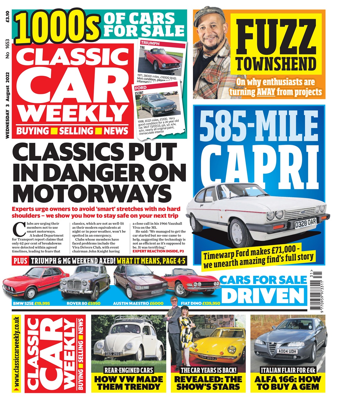 Classic Car Weekly Preview Pages