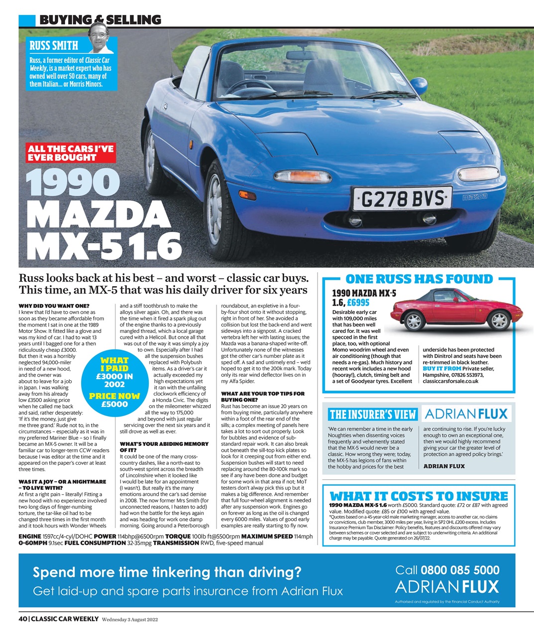 Classic Car Weekly Preview Pages