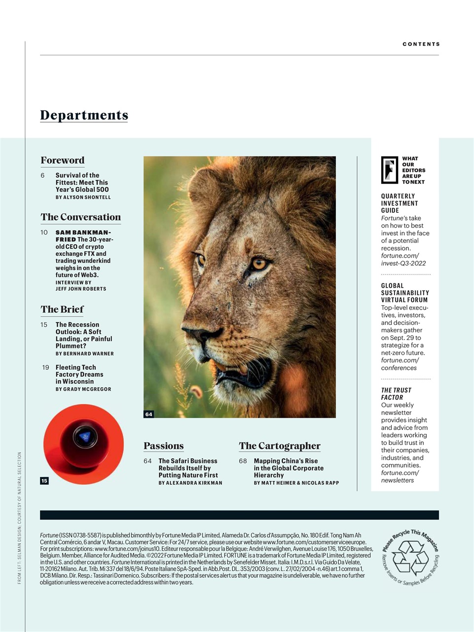 Fortune (Europe Edition) Preview Pages
