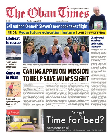 The Oban Times & Lochaber Times issue 4th August, 2022