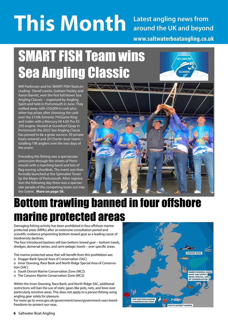 Saltwater Boat Angling Preview Pages