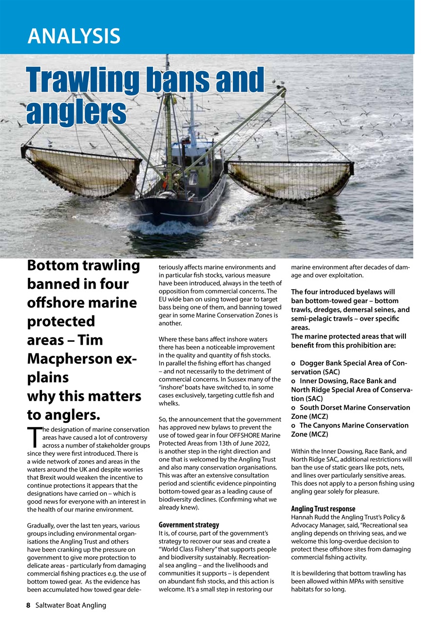 Saltwater Boat Angling Preview Pages