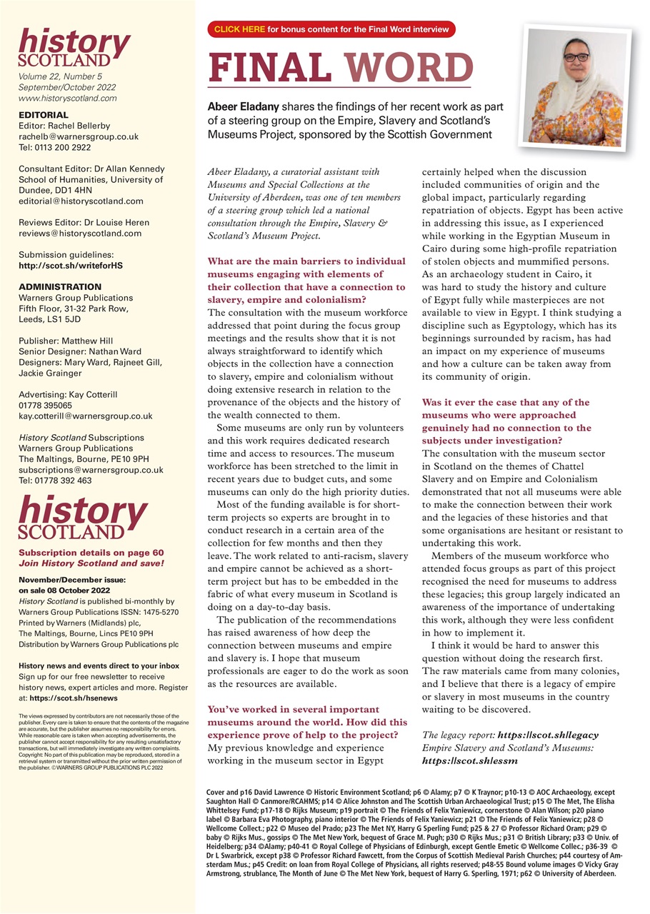 History Scotland Preview Pages