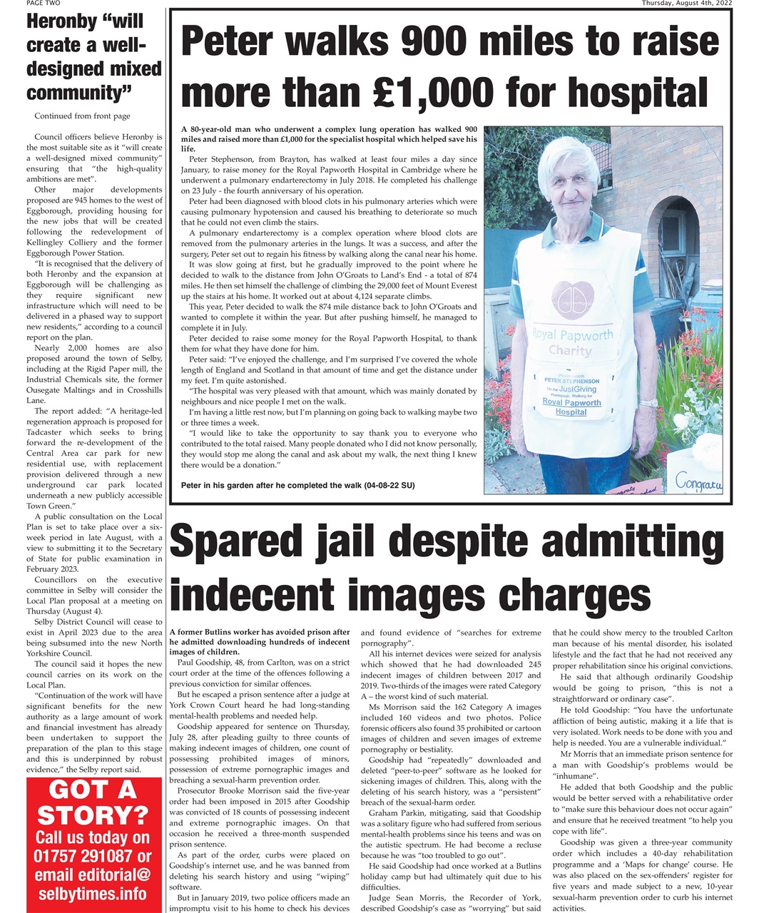 Selby Times Preview Pages