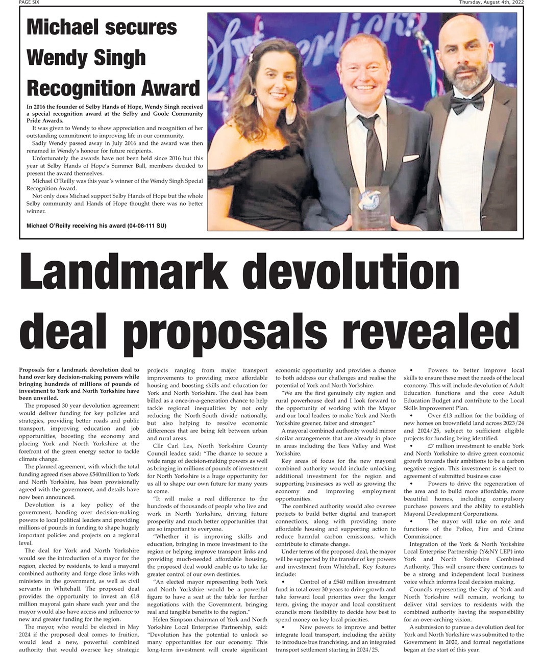 Selby Times Preview Pages