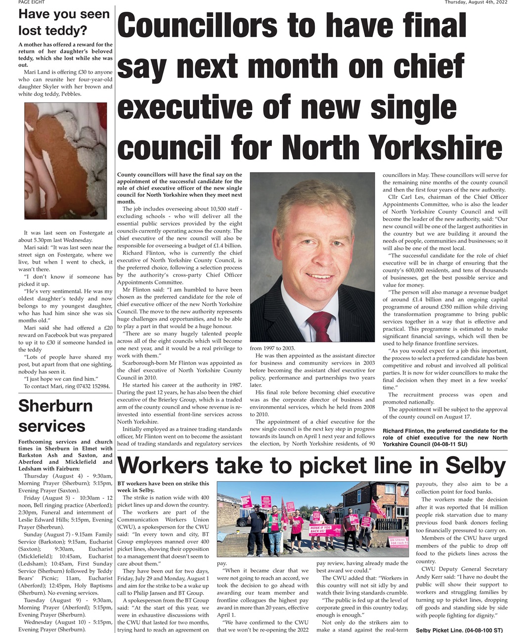 Selby Times Preview Pages