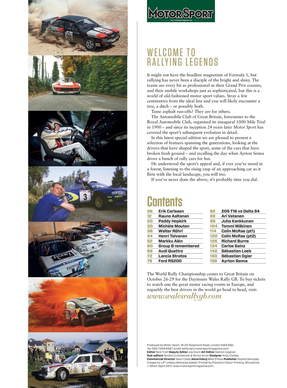 Motor Sport Magazine Preview Pages