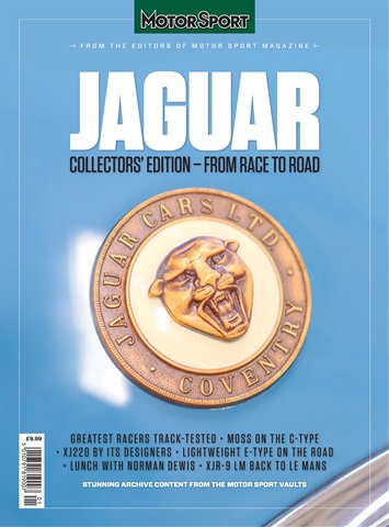 Jaguar from Race to Road issue Jaguar from Race to Road