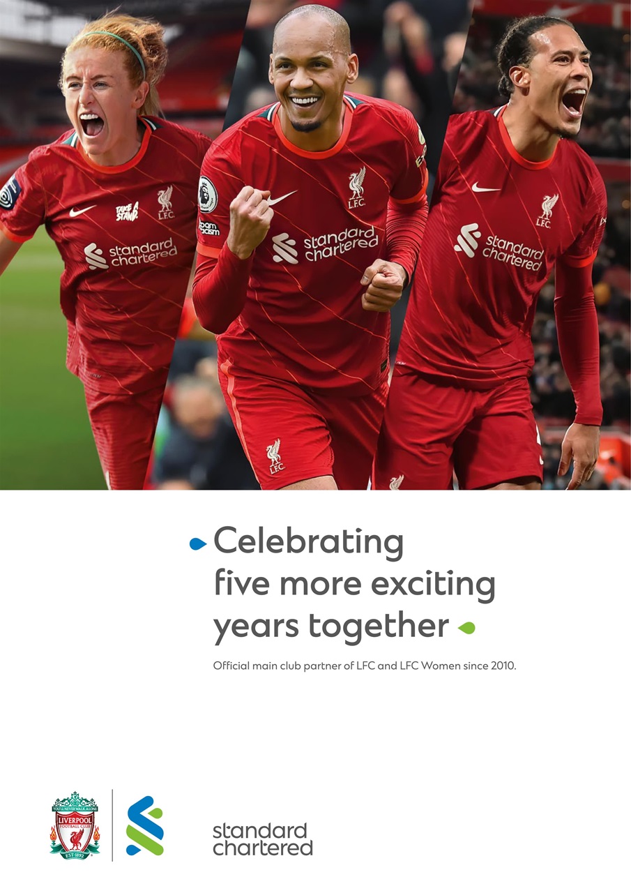 Liverpool FC Magazine Preview Pages