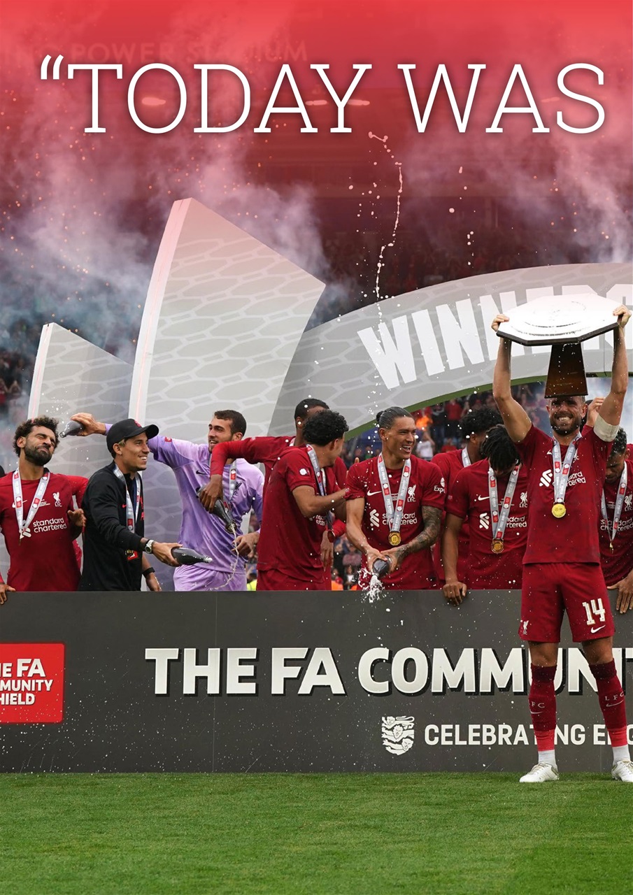 Liverpool FC Magazine Preview Pages