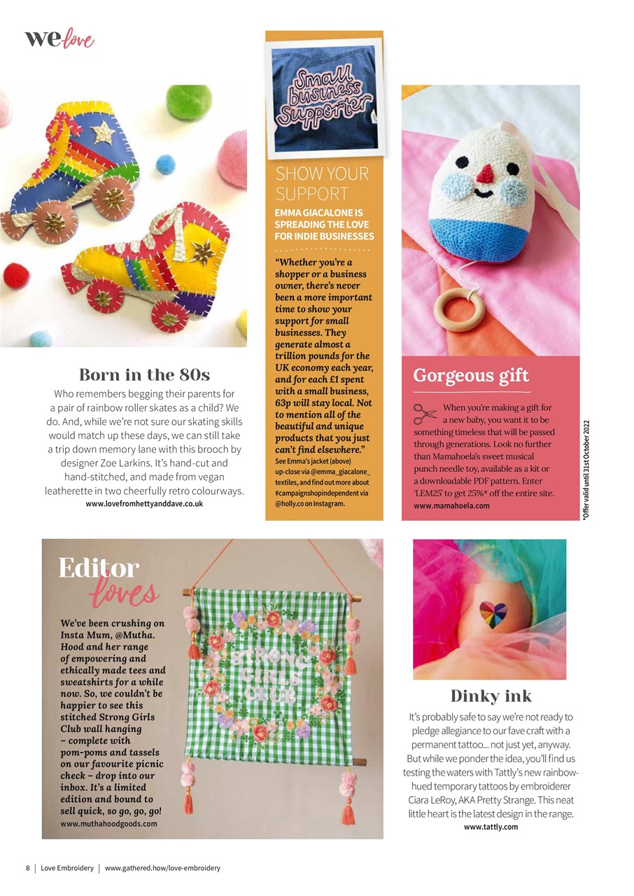 Love Embroidery Preview Pages