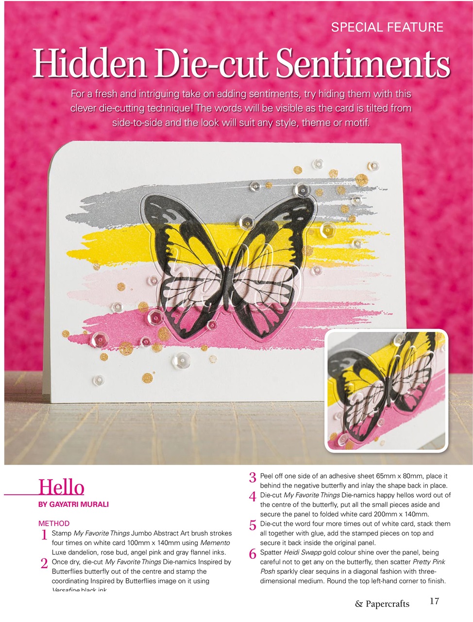 Australian Cardmaking Stamping and Papercraft Preview Pages