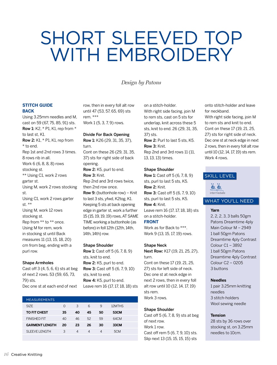 Creative Knitting Preview Pages