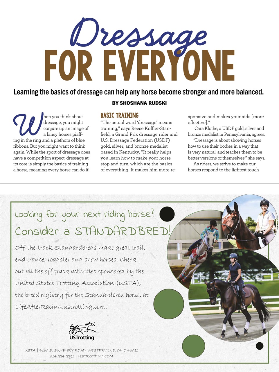Young Rider Magazine Preview Pages