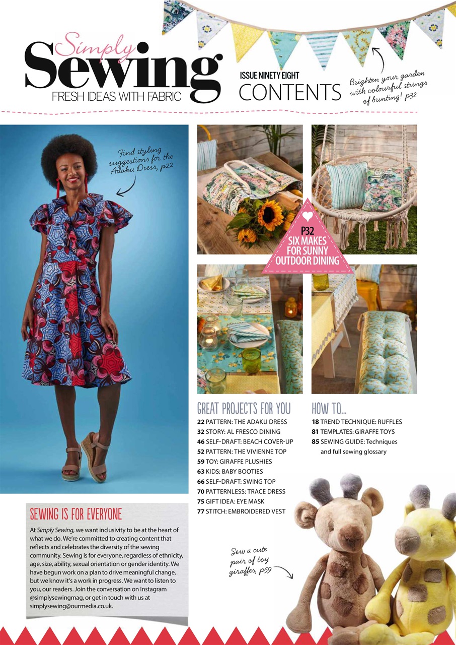 Simply Sewing Preview Pages