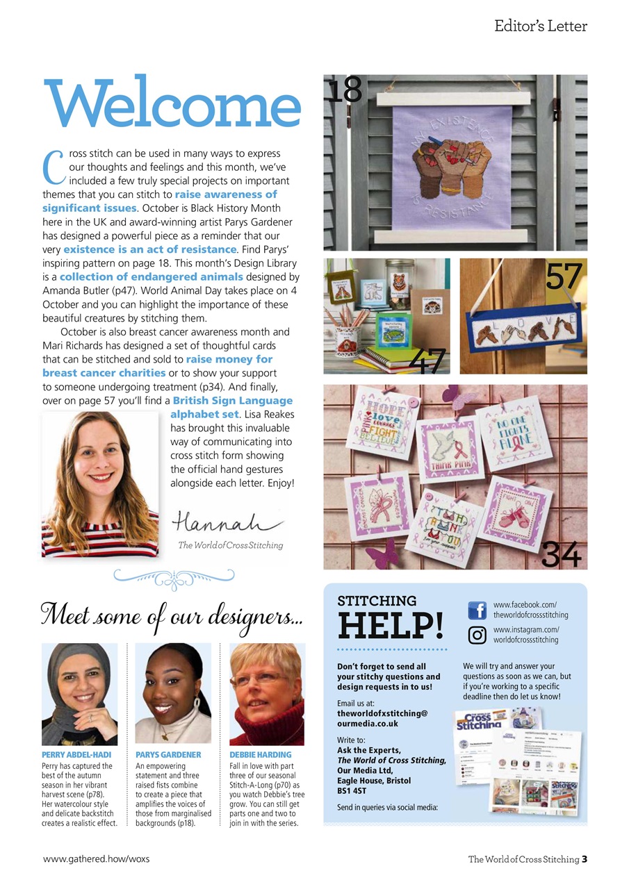 The World of Cross Stitching Preview Pages