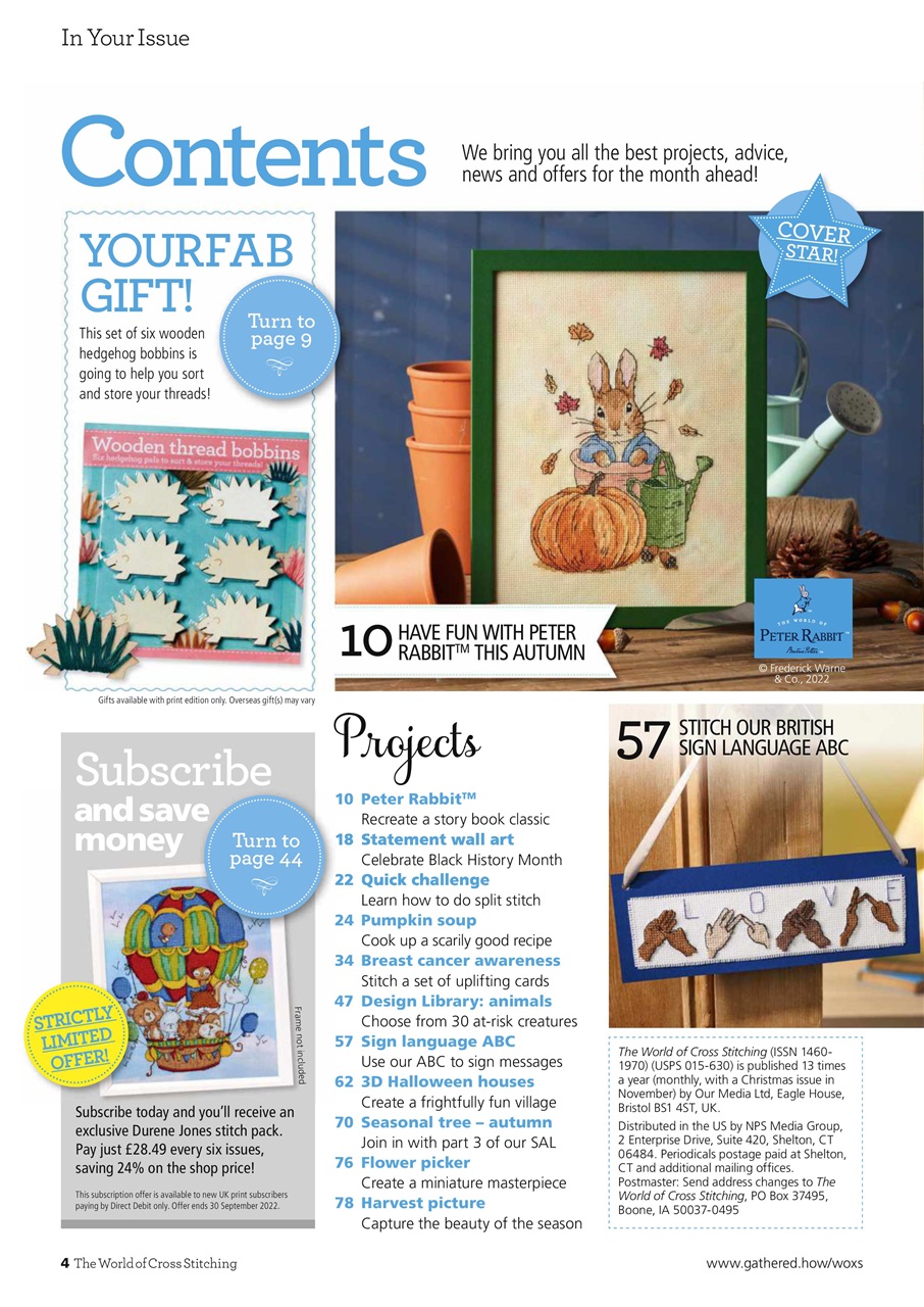 The World of Cross Stitching Preview Pages