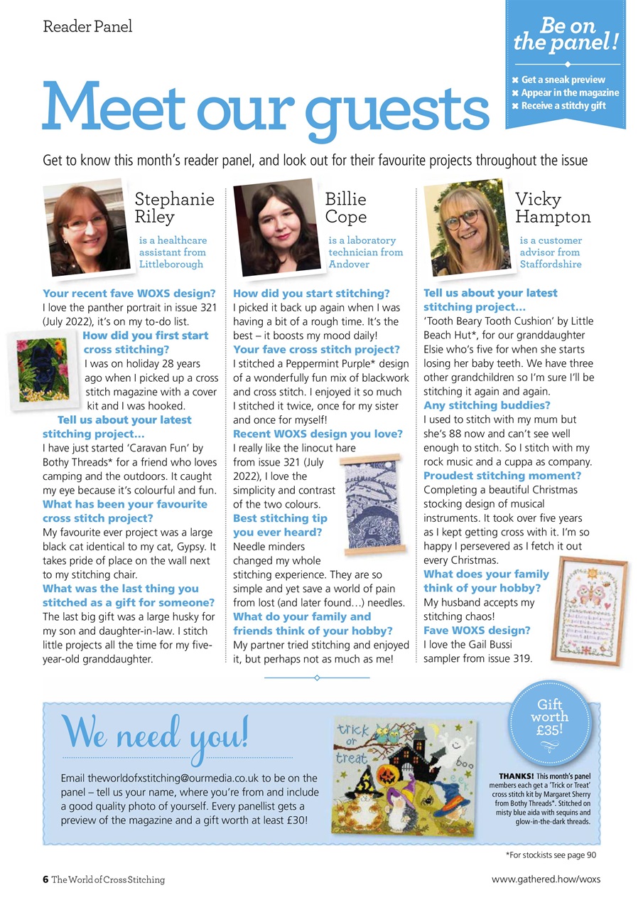 The World of Cross Stitching Preview Pages