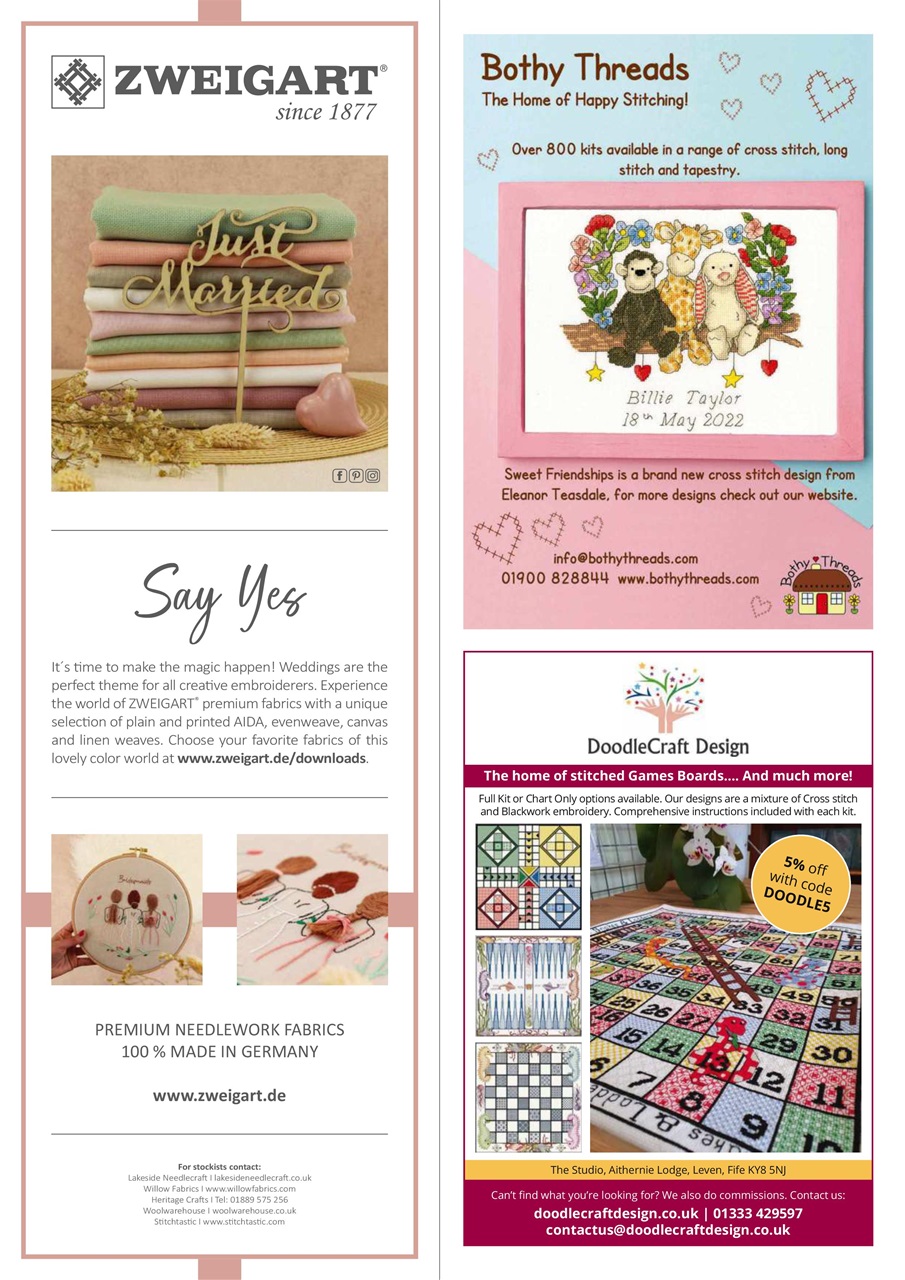 The World of Cross Stitching Preview Pages