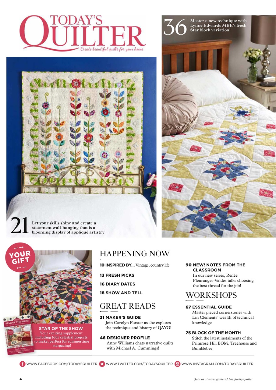 Today’s Quilter Preview Pages