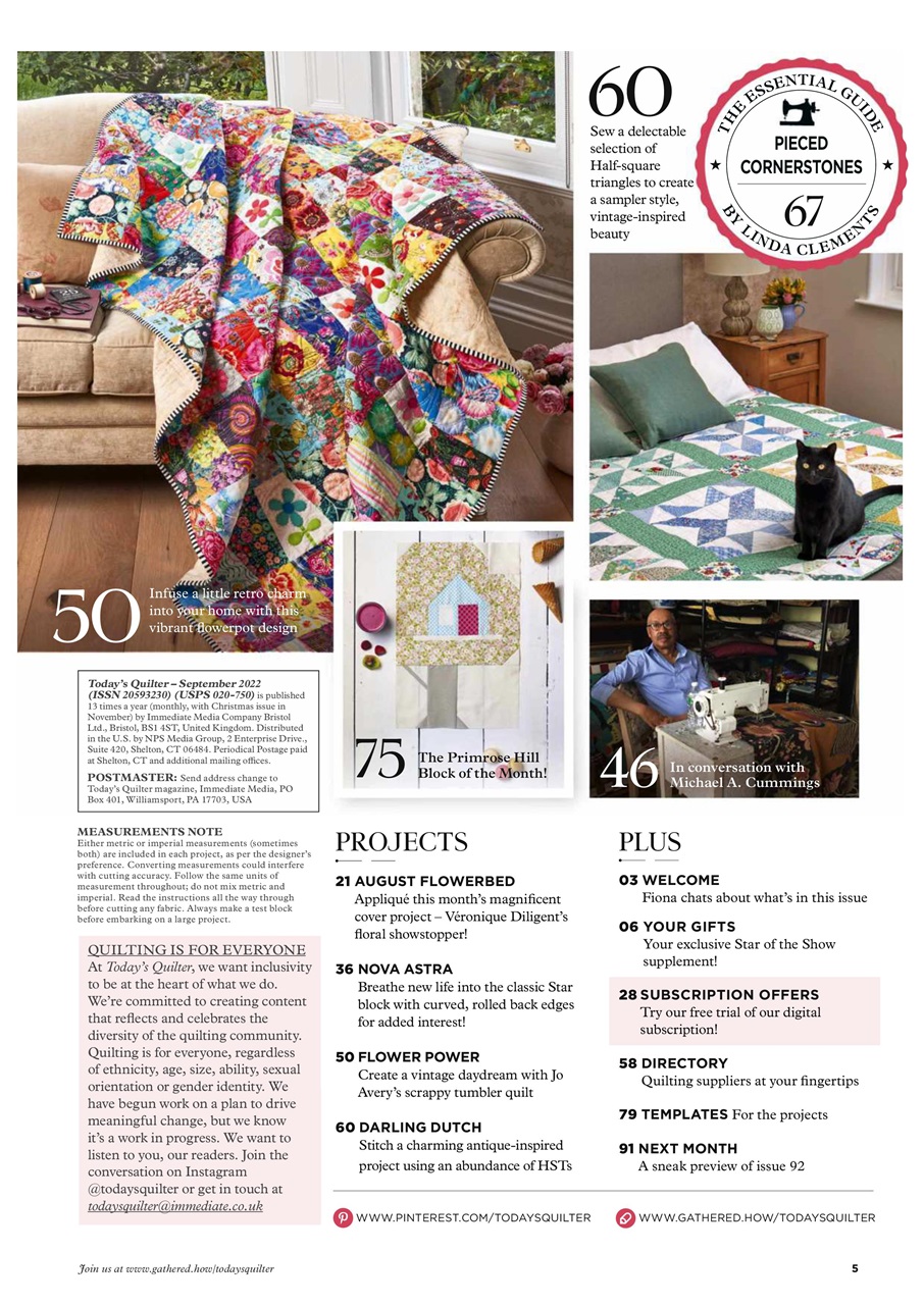 Today’s Quilter Preview Pages