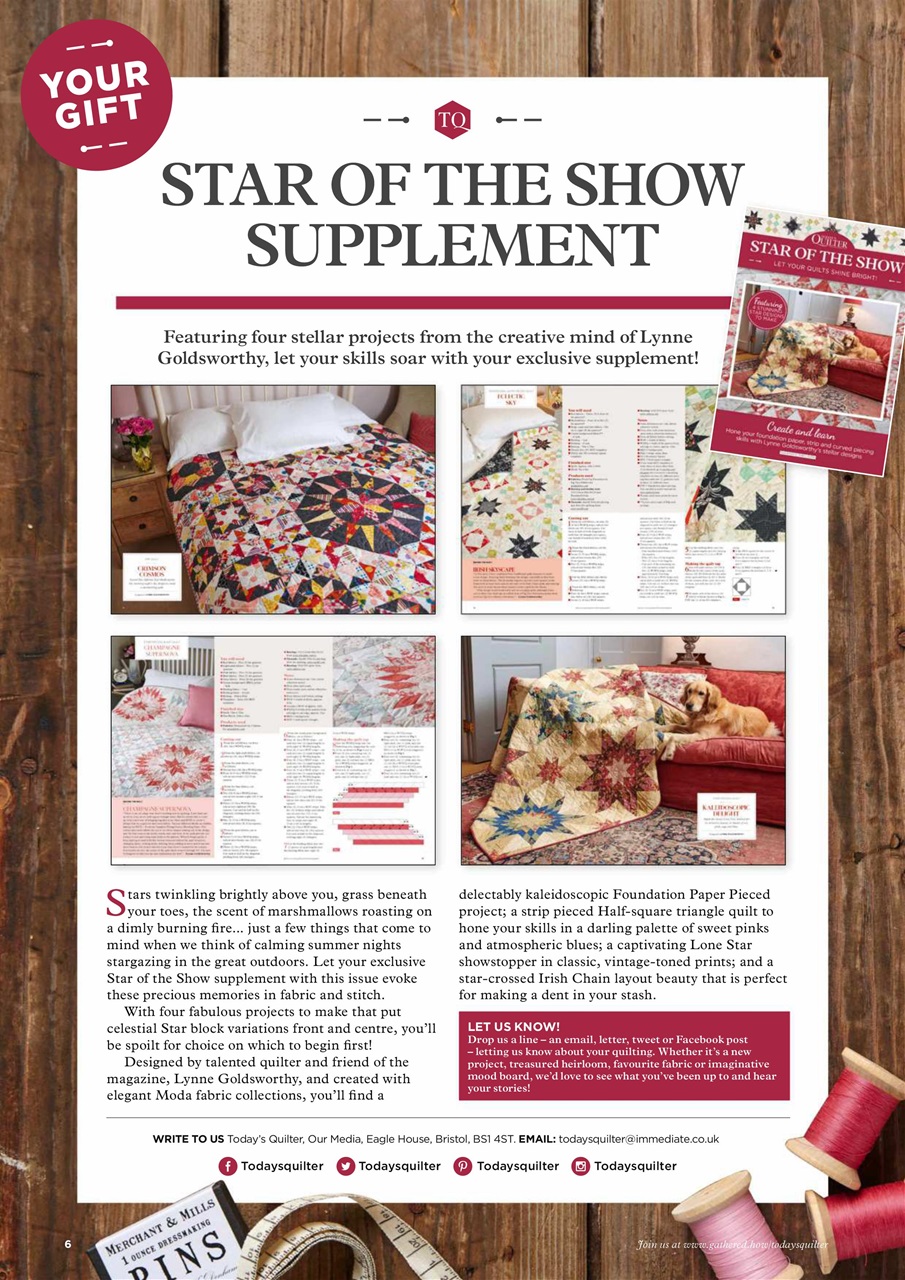 Today’s Quilter Preview Pages
