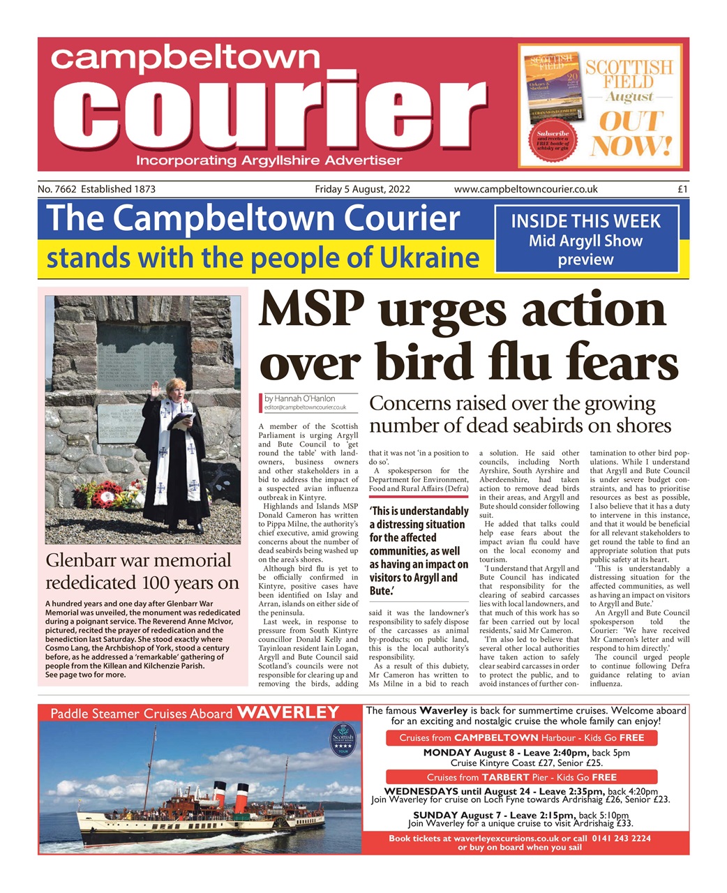 Campbeltown Courier Preview Pages