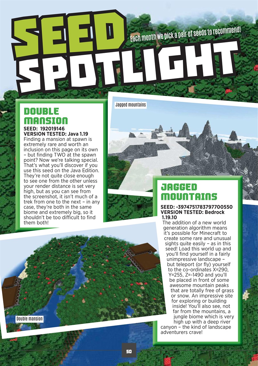 Minecraft World Preview Pages