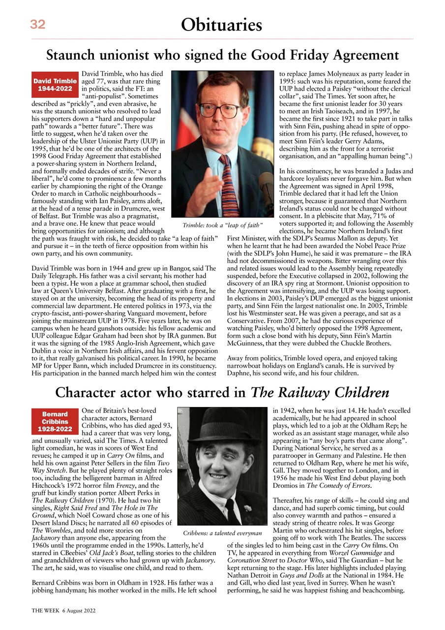 The Week Preview Pages