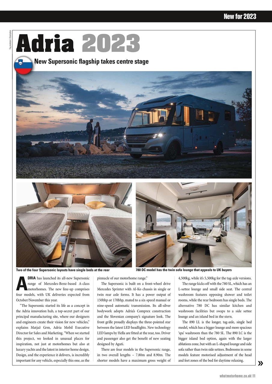 What Motorhome magazine Preview Pages