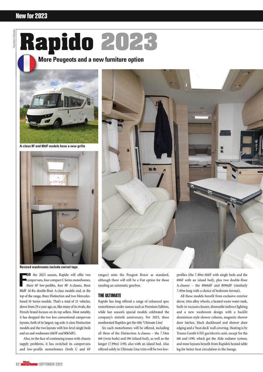 What Motorhome magazine Preview Pages
