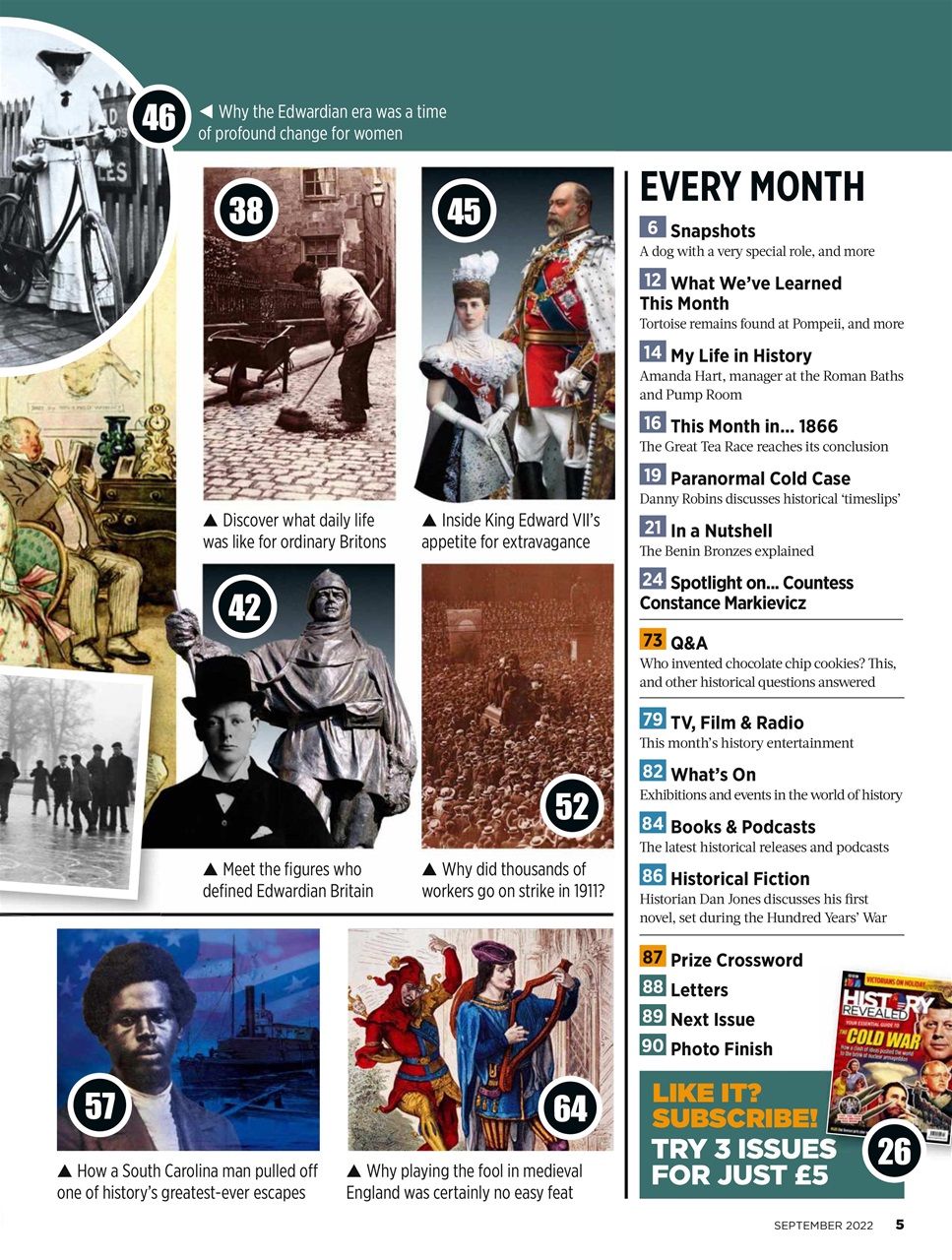 BBC History Revealed Magazine Preview Pages