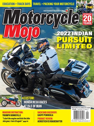 Motorcycle Mojo issue Sept/Oct 2022